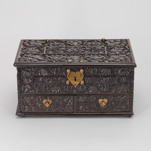 Dutch Colonial Ebony Casket